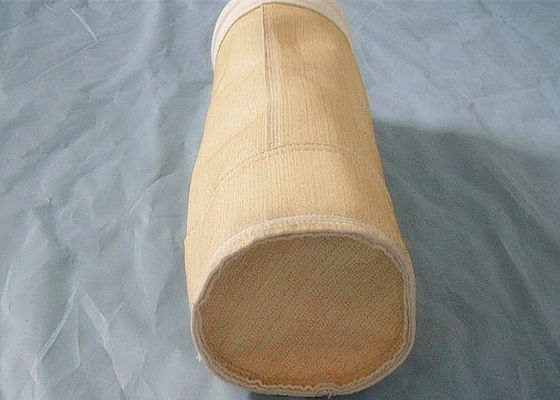 Nomex Filter Bag met een hoge lucht/kledingverhouding, slijtagebestandheid en hoge temperatuurbestandheid voor het ophalen van stof uit cementovens