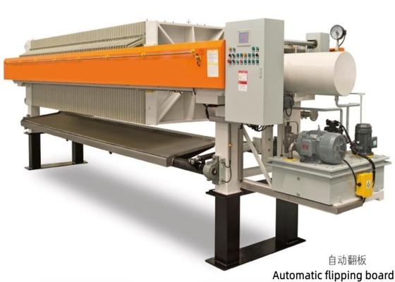 Automatische Flipboard Filter Press Sludge Press Machine Makkelijk te installeren